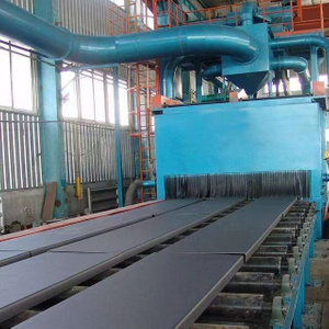 Automatic Surface Cleaning Equipment Roller Conveyor Shot Blasting Machine