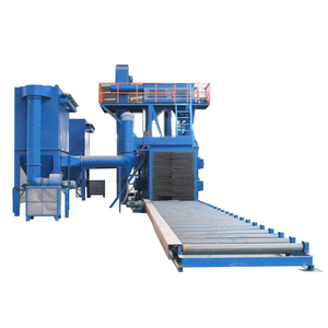 Pass-through shot blasting machine